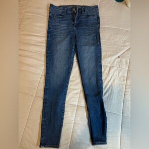 American Eagle Outfitters Dark Blue Skinny Jeans